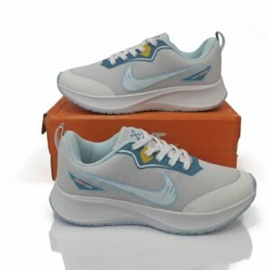 Nike Lightweight Running Shoes – Grey & Sky Blue