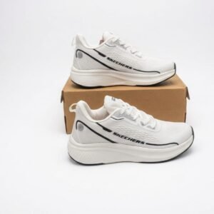 Skechers Comfort Walk Athletic Shoes – Premium Cushion Series (White )